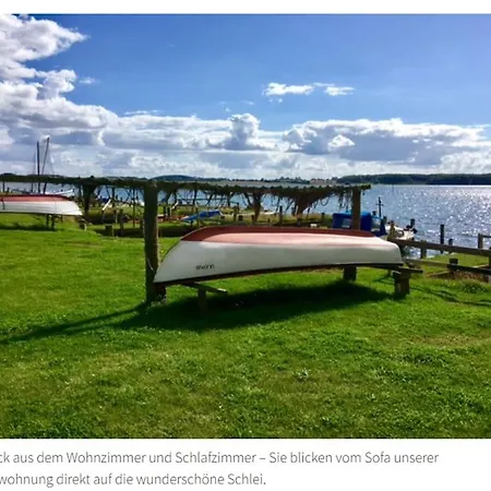 Wasserblick! Fewo Direkt Am Wasser, 4 P. Apartment Maasholm